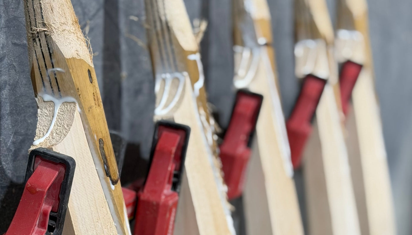 Cricket bats with new handles at Cooper Cricket Brisbane