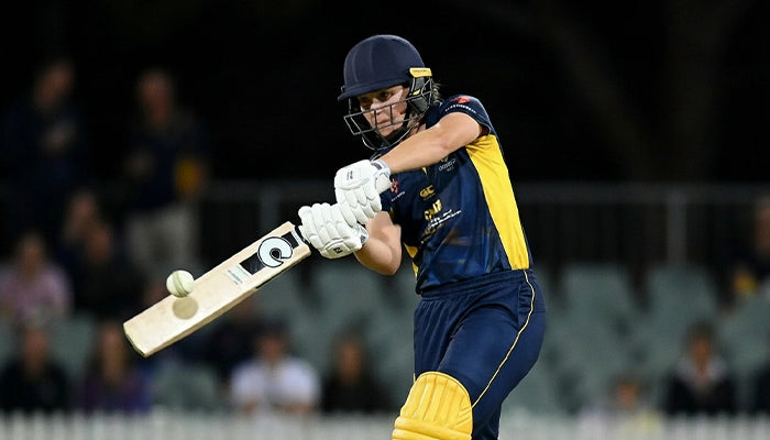 Player with Cooper Cricket bat