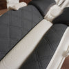 Close-up of Bison Cricket Pads 2024-25 showcasing premium foam and modern design details.