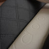 Close-up of Bison cricket pads showcasing premium foam texture and modern design for youth protection.