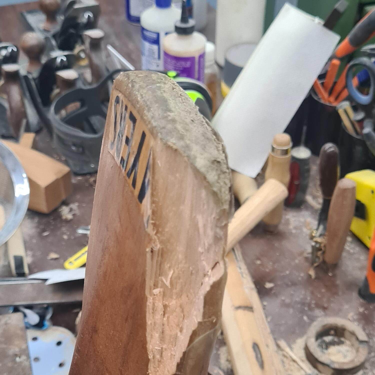 Cooper Cricket the toe or edge of my bat is missing