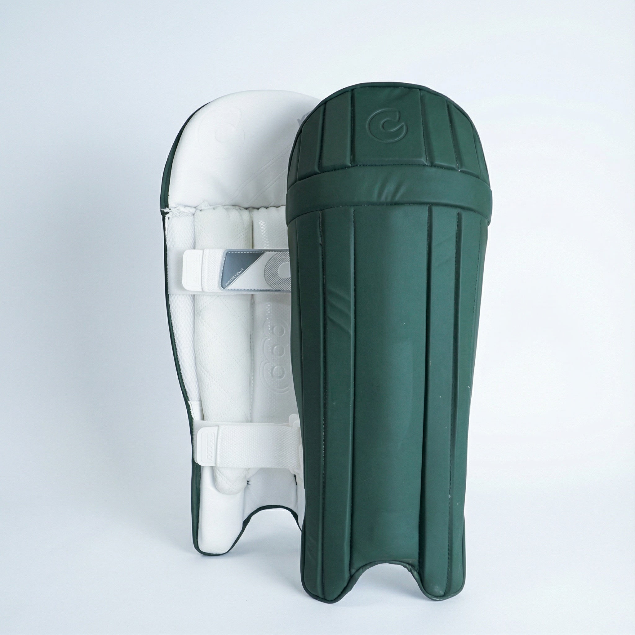 K5 WICKET KEEPING PADS - BOTTLE GREEN - ADULT