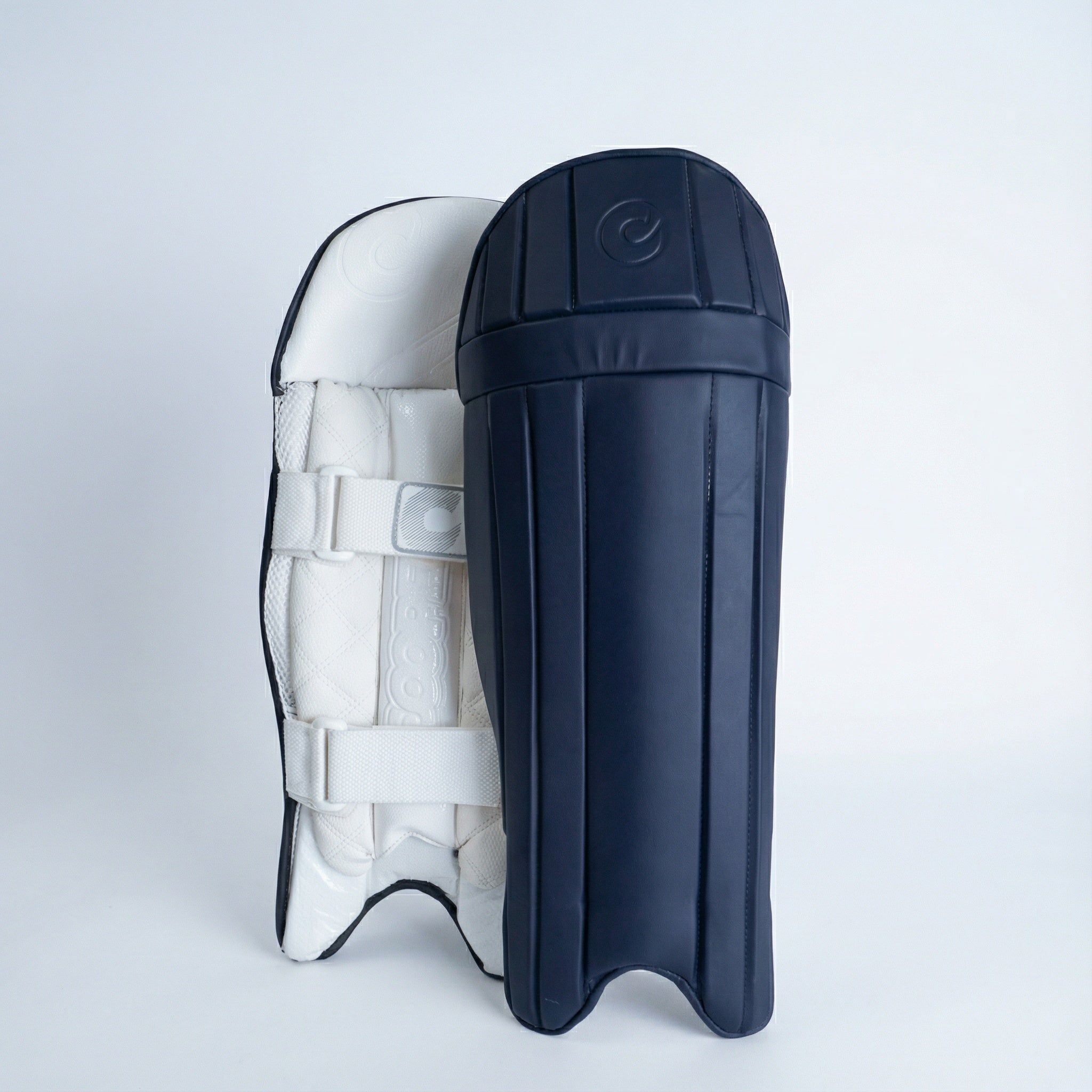 K5 WICKET KEEPING PADS - NAVY BLUE - ADULT