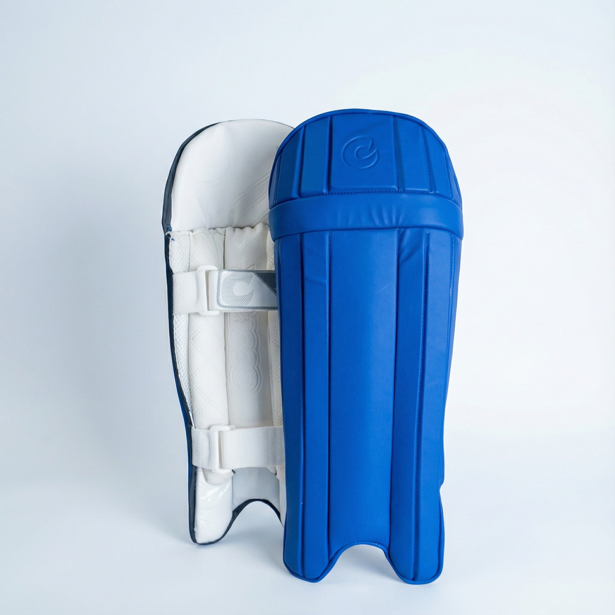 K5 WICKET KEEPING PADS - ROYAL BLUE - ADULT