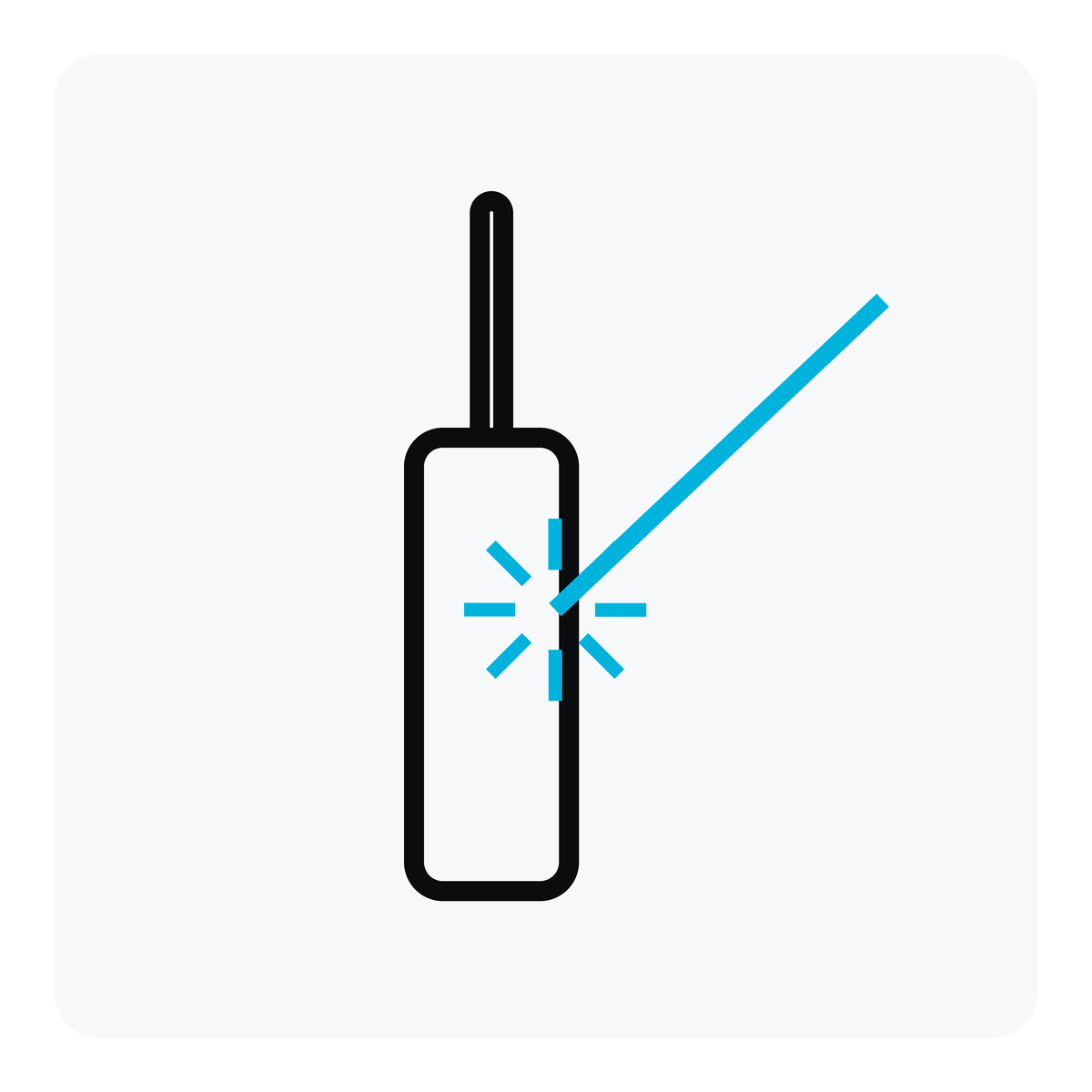 Laser engraving add-on: laser marking a cricket bat icon