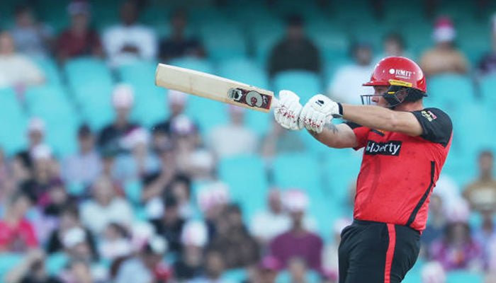 Josh Brown playing cricket for the Melbourne Renegades