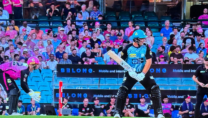 Josh Brown from Cooper Cricket at BBL Grand Final 24 Jan 2024