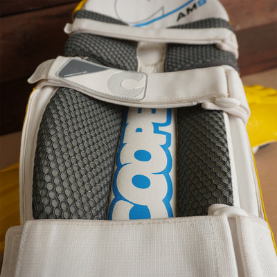 Cooper Cricket AM9 Pads - Yellow - Adult image 4