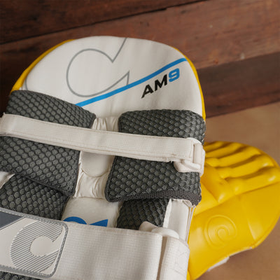 Cooper Cricket AM9 Pads - Yellow - Adult image 5