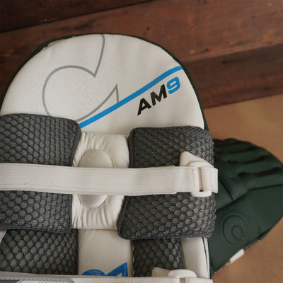 Cooper Cricket AM9 Pads - Bottle Green - Adult image 4
