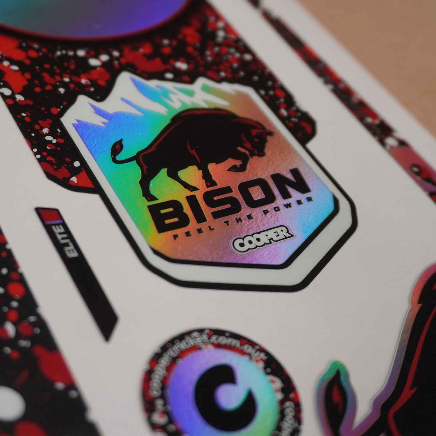 BISON BAT STICKERS 2024/25