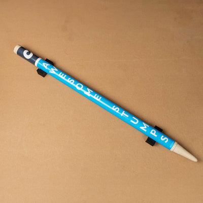Cricket stump marker tool for precise custom sticker alignment shown on a light brown background.