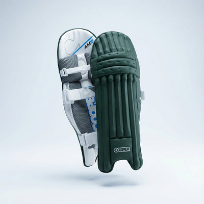 Cooper Cricket AM9 Pads - Bottle Green - Adult
