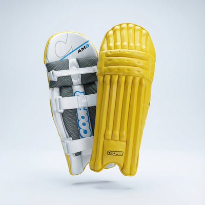 Cooper Cricket AM9 Pads - Yellow - Adult