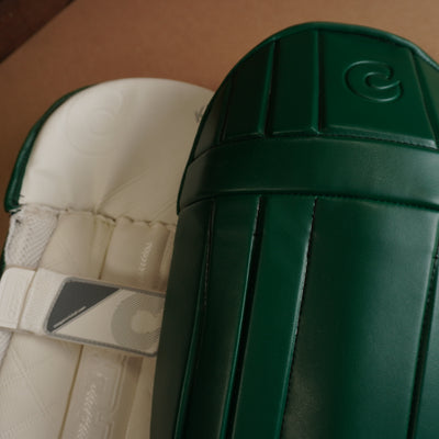 Cooper Cricket K5 WICKET KEEPING PADS - MID GREEN - ADULT image 2