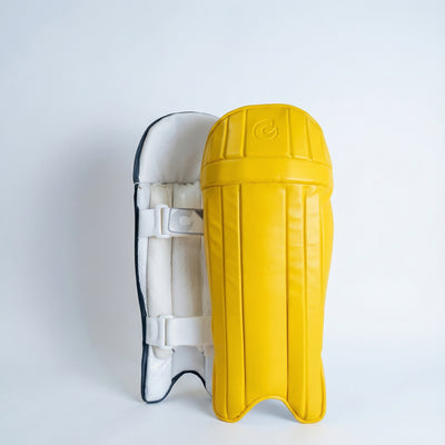 Cooper Cricket K5 Wicket Keeping Pads - Yellow - Adult