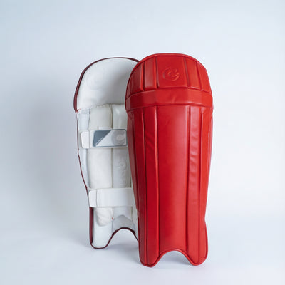 Cooper Cricket K5 Wicket Keeping Pads - Red - Adult