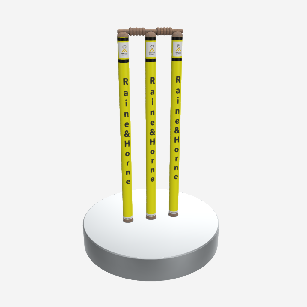 CUSTOM CLUB CRICKET STUMPS