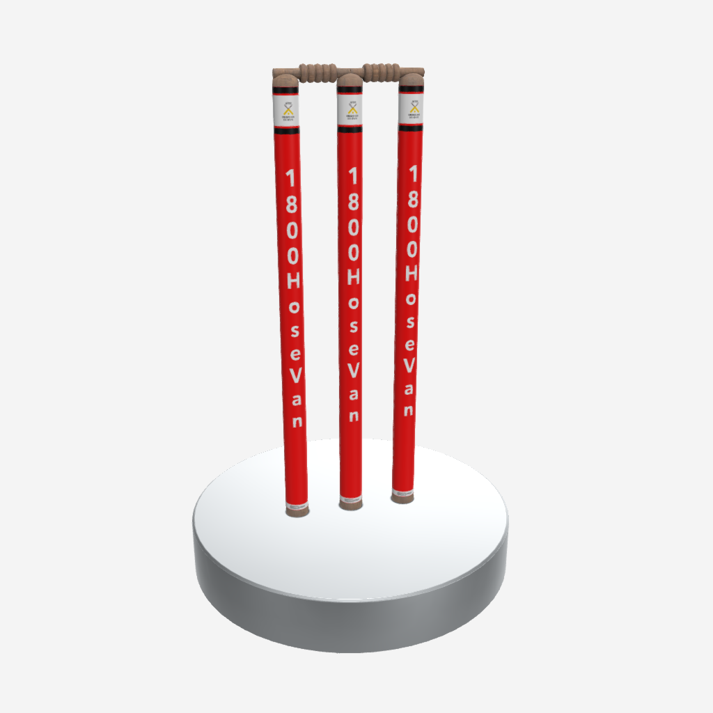 CUSTOM CLUB CRICKET STUMPS