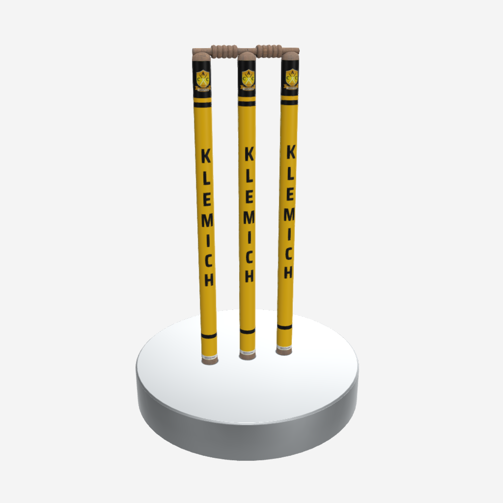 CUSTOM CLUB CRICKET STUMPS