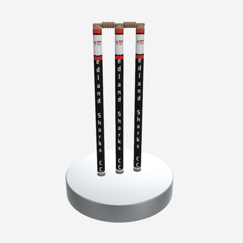 CUSTOM CLUB CRICKET STUMPS