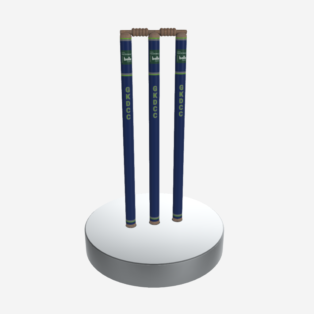 CUSTOM CLUB CRICKET STUMPS