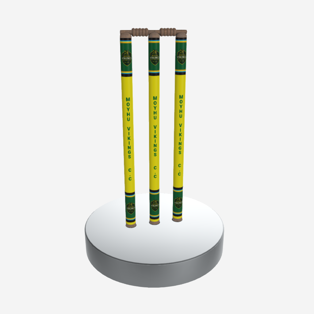 CUSTOM CLUB CRICKET STUMPS