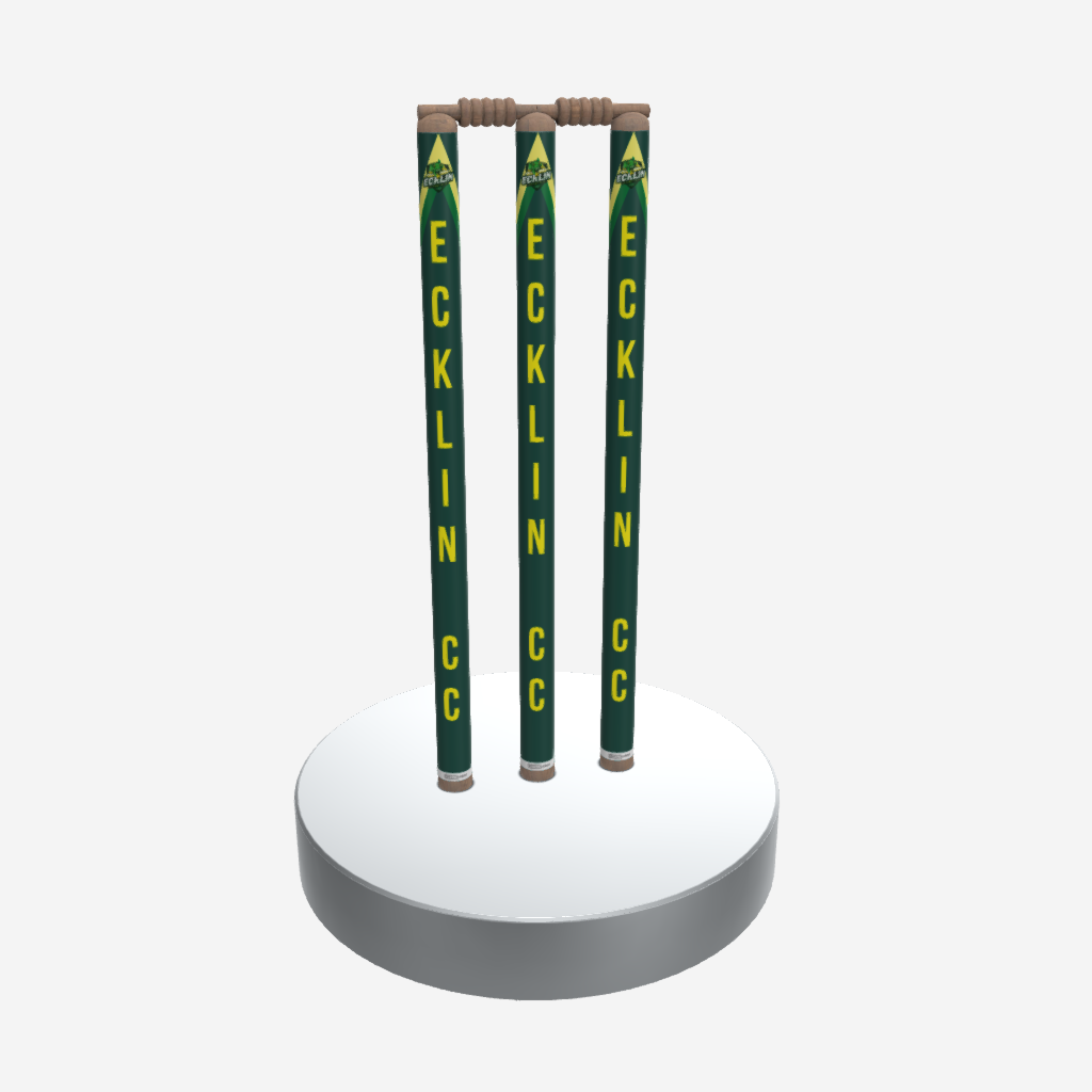 CUSTOM CLUB CRICKET STUMPS