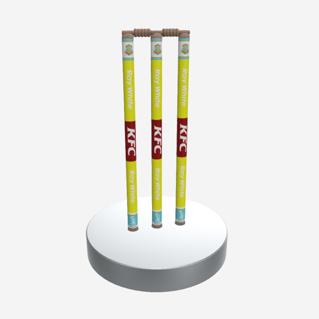 CUSTOM CLUB CRICKET STUMPS