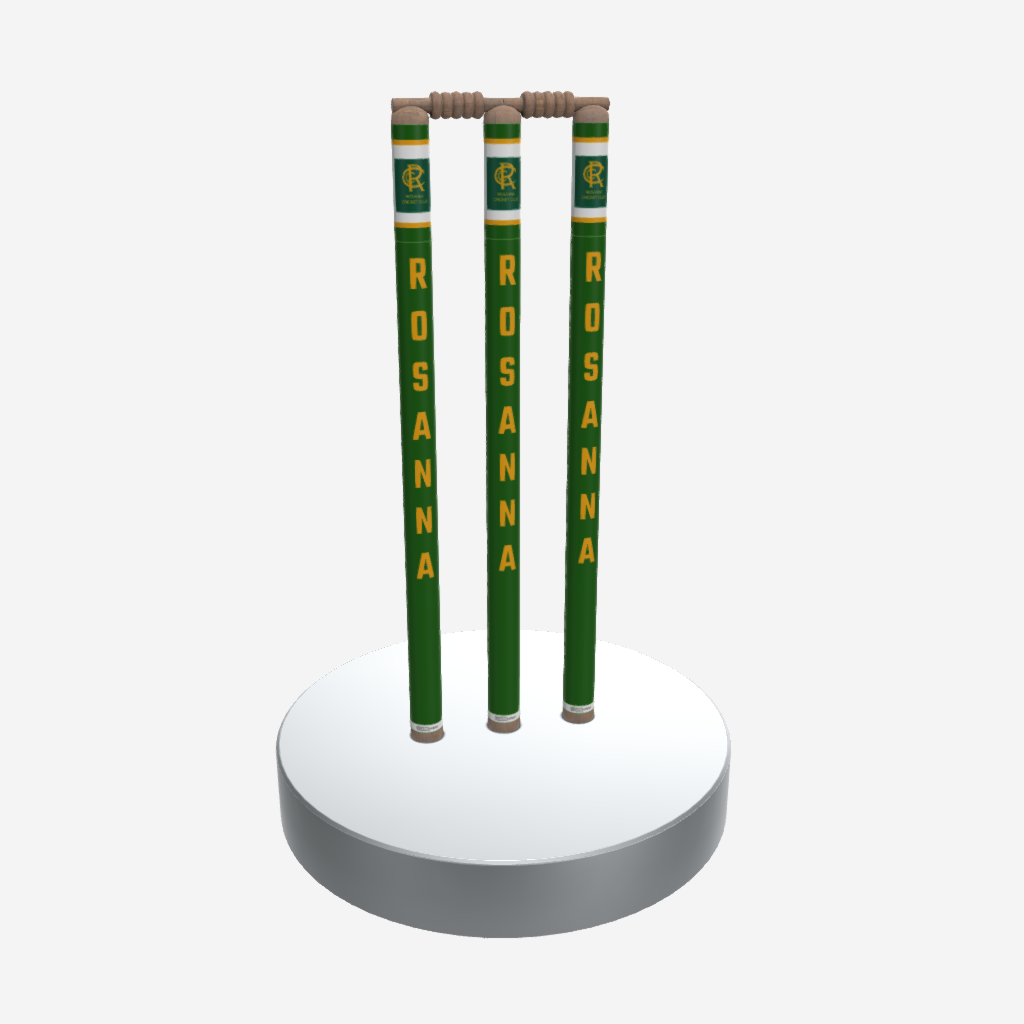 CUSTOM CLUB CRICKET STUMPS