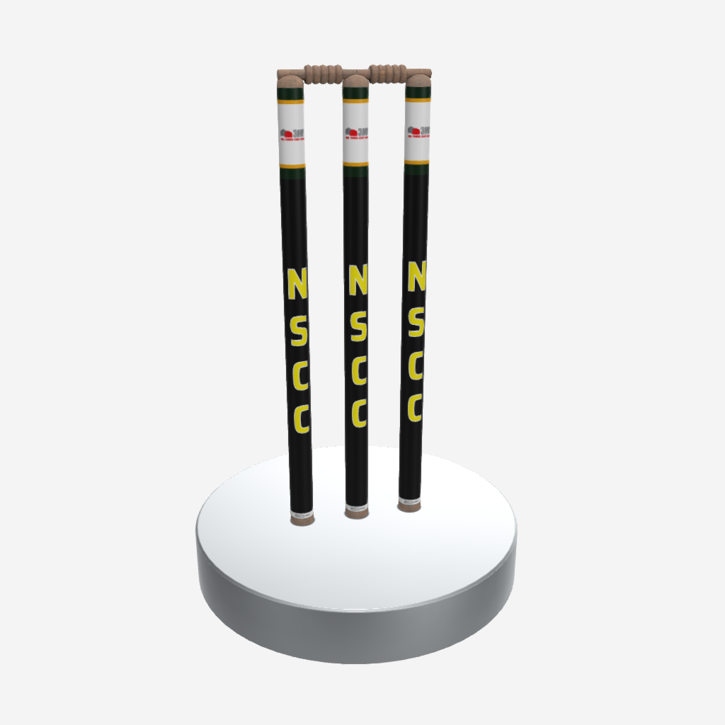 CUSTOM CLUB CRICKET STUMPS