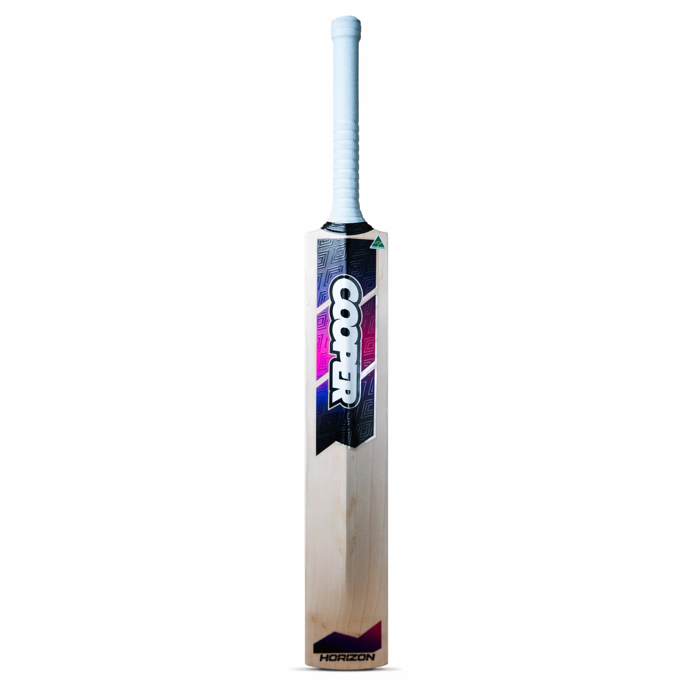 Cooper Horizon junior cricket bat, Monsoon colourway, back view