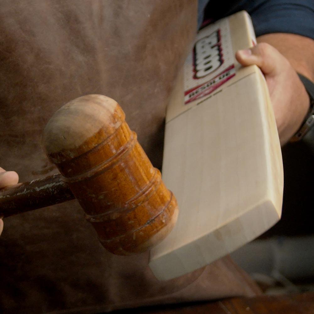 Knocking In A Cricket Bat
